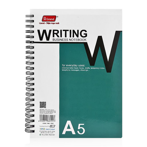 Sổ lò xo A5 Pgrand (100 trang)