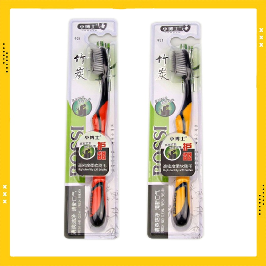 Bàn Chải Đánh Răng Than Tre Hoạt Tính Hàn Quốc BOSSI NO921