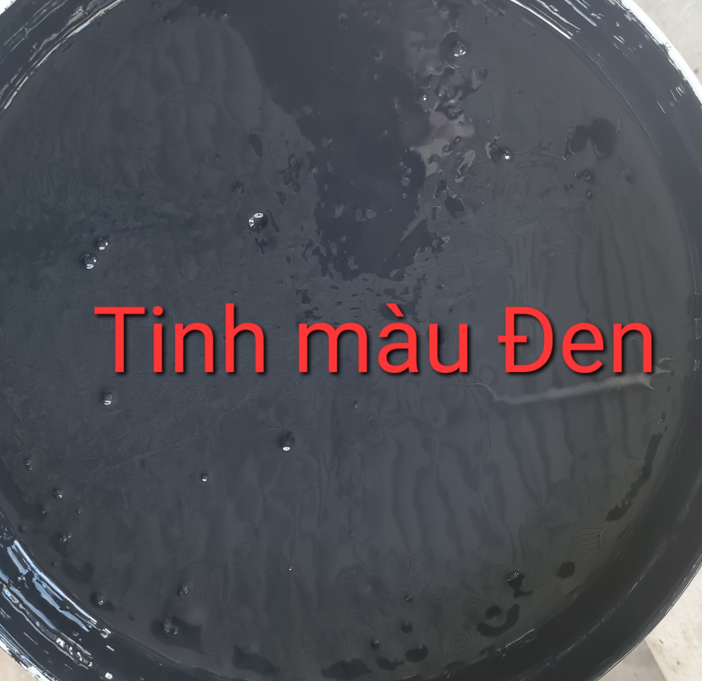 Tinh màu đen pha sơn