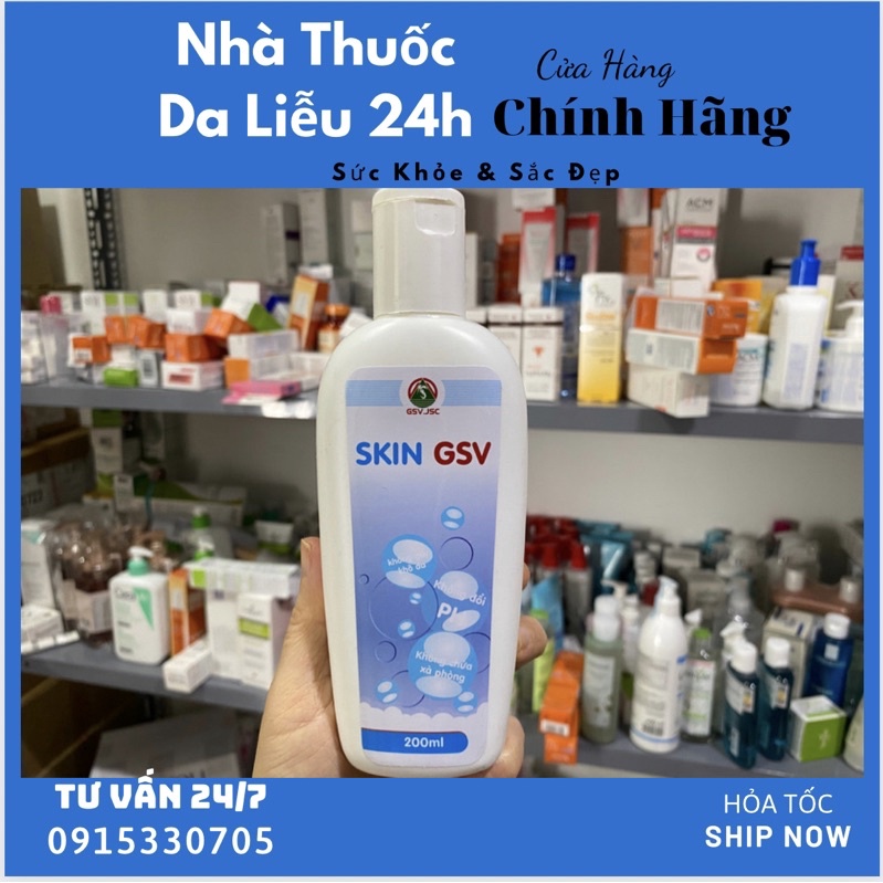 Sữa rửa mặt skin GSV 200ml chính hãng