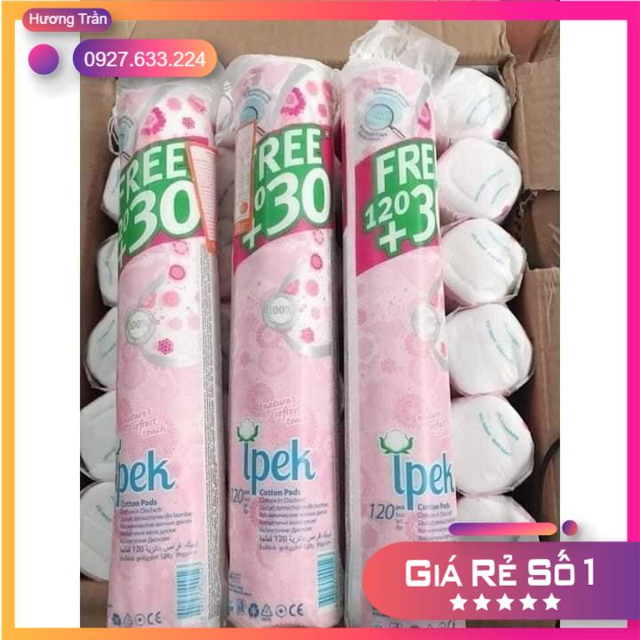 1 cây Bông tẩy trang Ipek 150 miếng