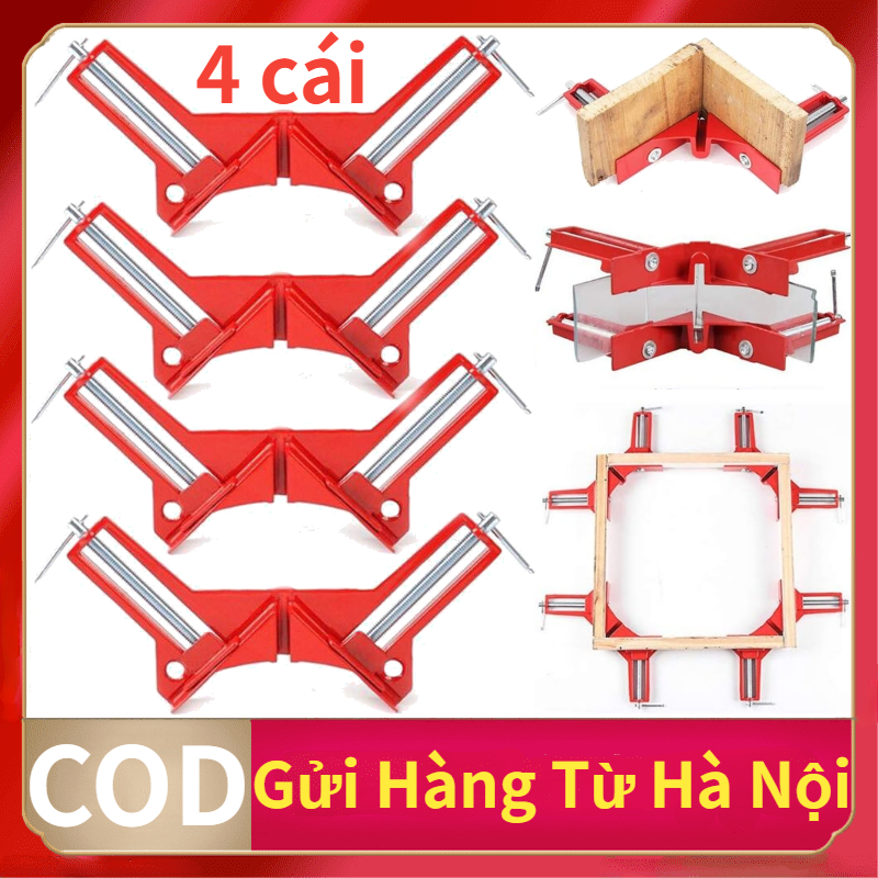 Bộ 4 ê tô mini vuông góc 90 độ, kẹp eto, eto kẹp bàn, eto góc vuông, eto kẹp vuông góc làm bể cá