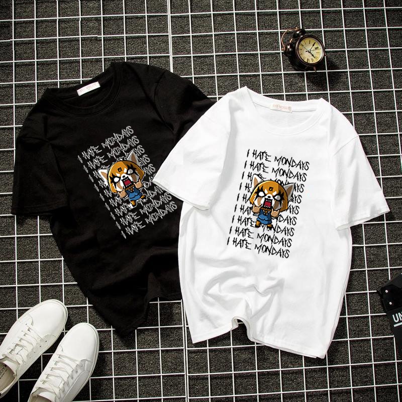 Áo thun unisex form rộng chữ kiểu I hate mondays vải dày mịn 2020T2523