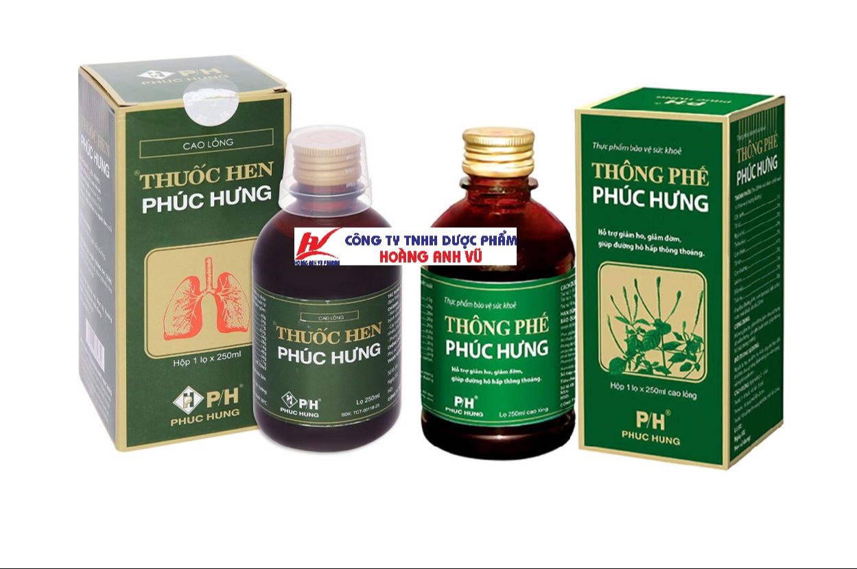 (MẪU MỚI) HEN PH - THÔNG PHẾ PHÚC HƯNG - GIẢM HO ĐỜM, THÔNG THOÁNG HÔ HẤP