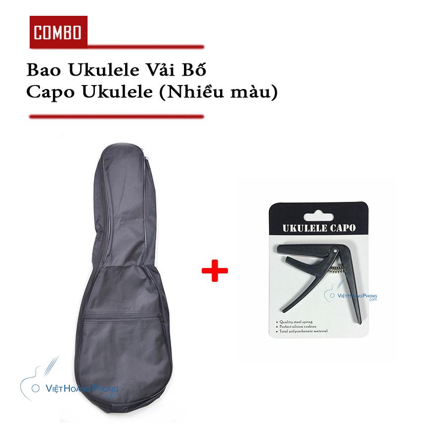 Bao đàn Ukulele 1 lớp + Capo Ukulele - HappyLive Shop