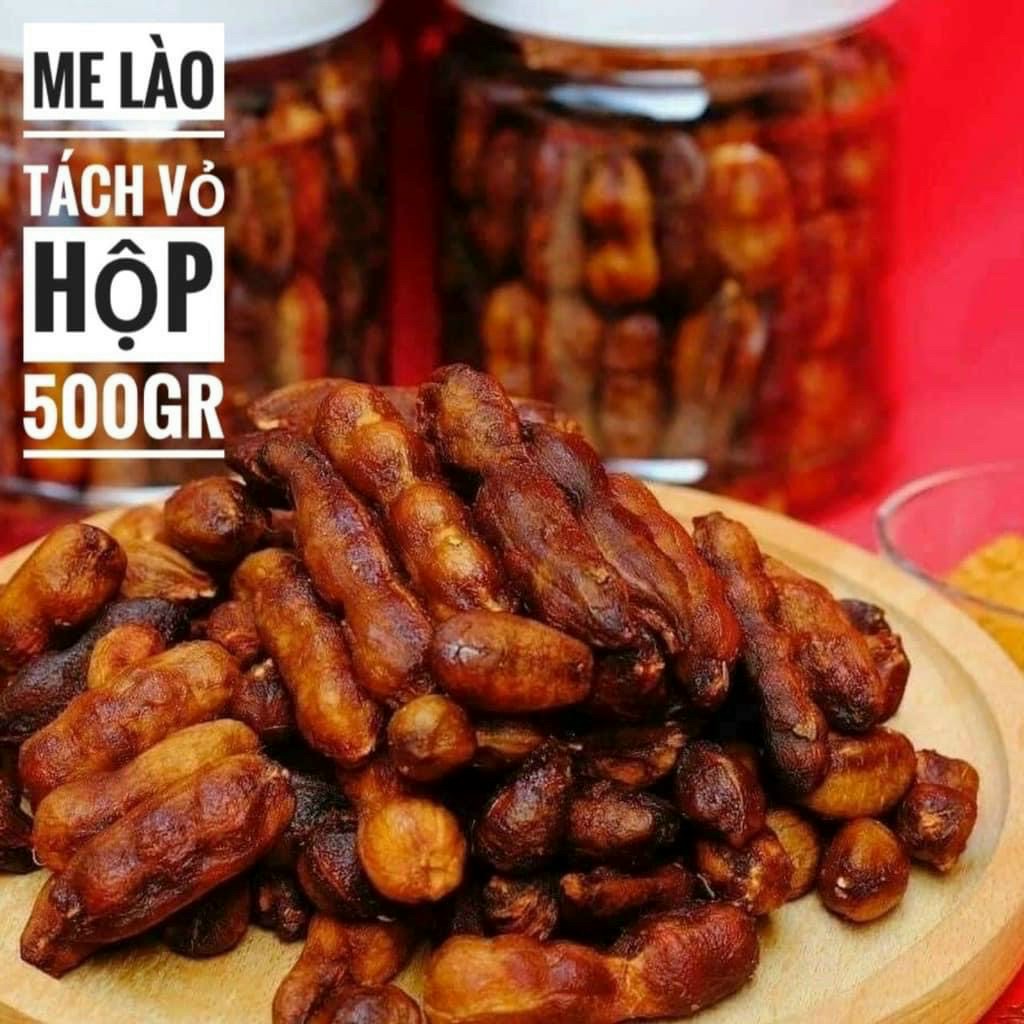 500g me lào muối ớt một nắng - tặng kèm muối tôm ớt