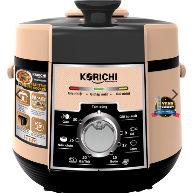 Nồi áp suất điện korichi krc-1950