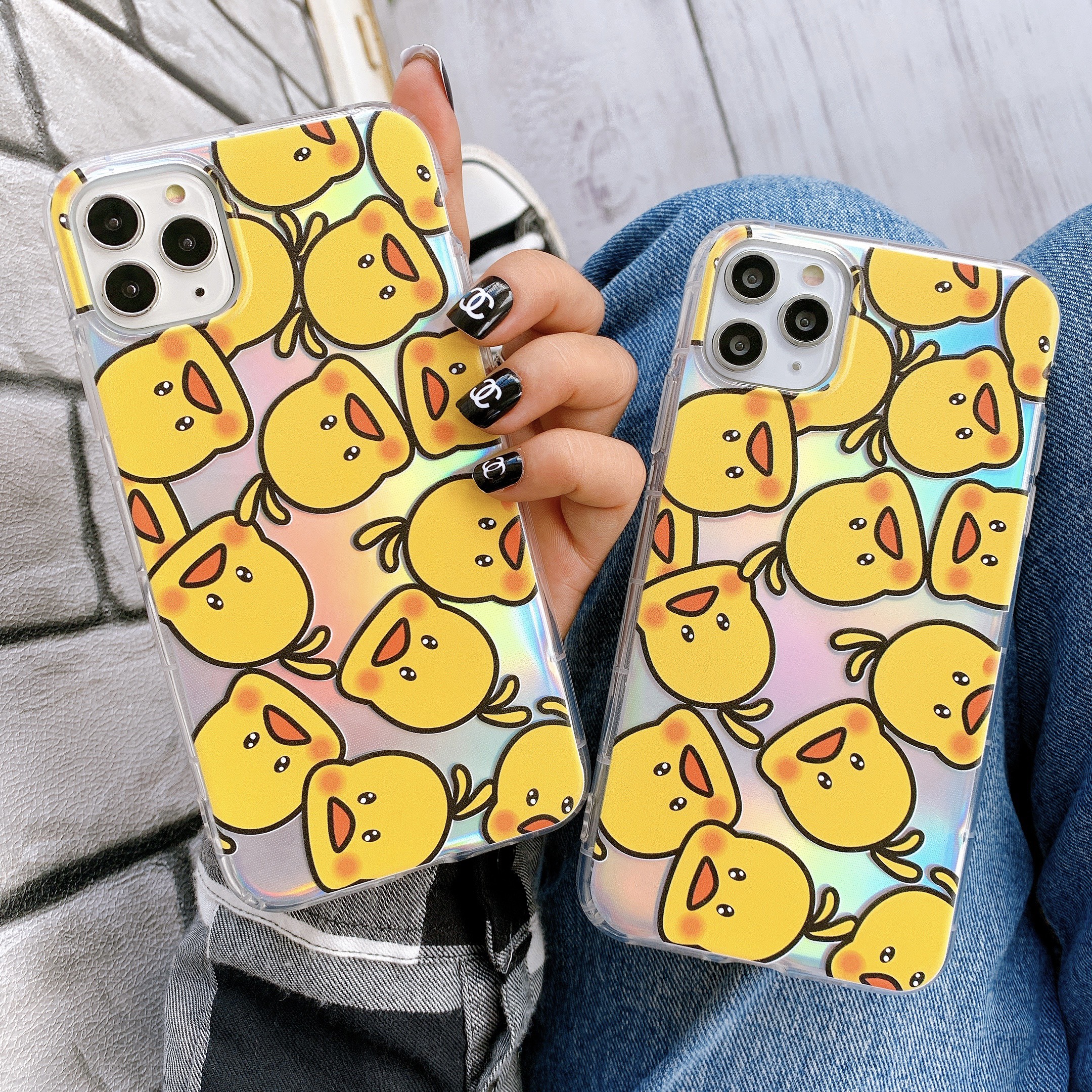 Ốp Lưng Silicon Chống Sốc Ducky ( Kèm Miếng Phản Quang )