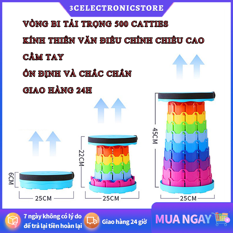 Ghế đẩu gấp gọn tiện lợi, dùng cho trong nhà và ngoài trời, câu cá, cắm trại,dễ dàng mang theo - ghế đẩu du lịch xếp gọn di động, ghế đẩu xếp bằng nhựa, folding chair