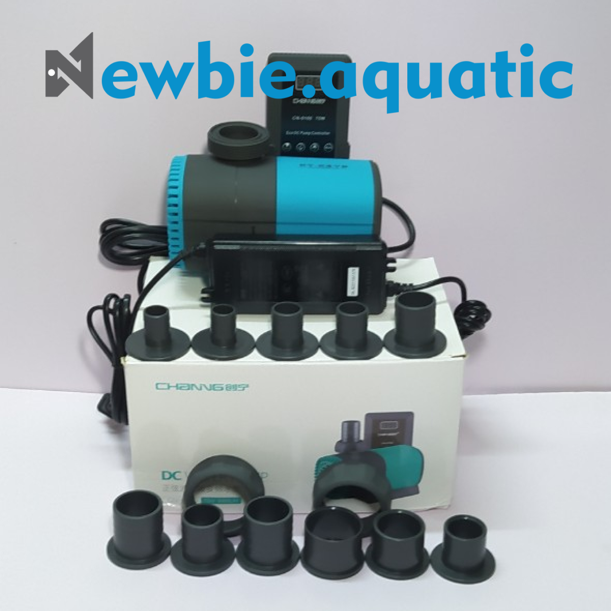 Máy bơm chaning cn 8100 - bơm chống giật dc pump 7000 - 9000 - 12000 cho hồ cá koi , hồ cá biển san hô