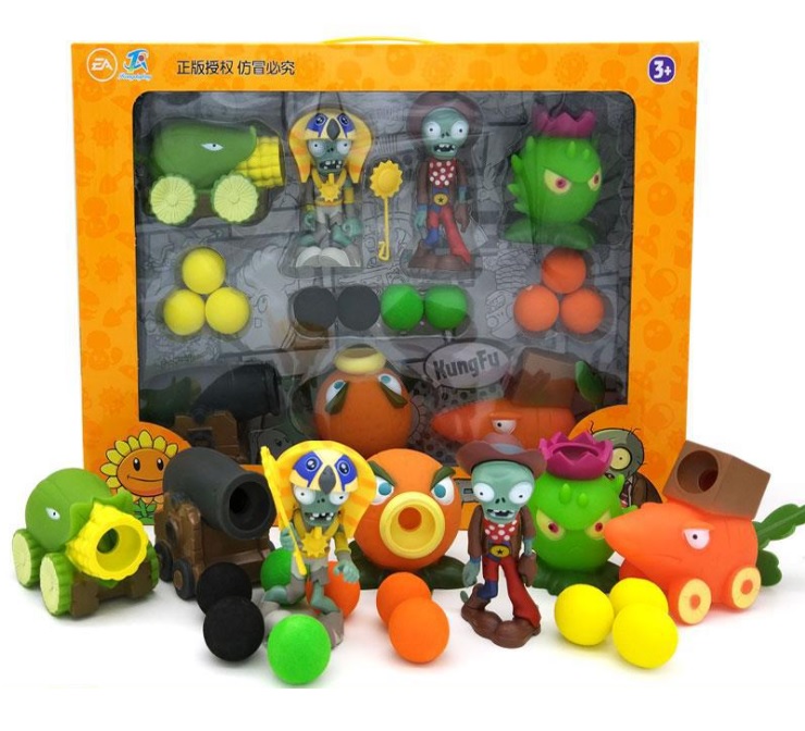 bộ đồ chơi hoa quả nổi giận plant and zombies 18 chi tiết (hot) 4