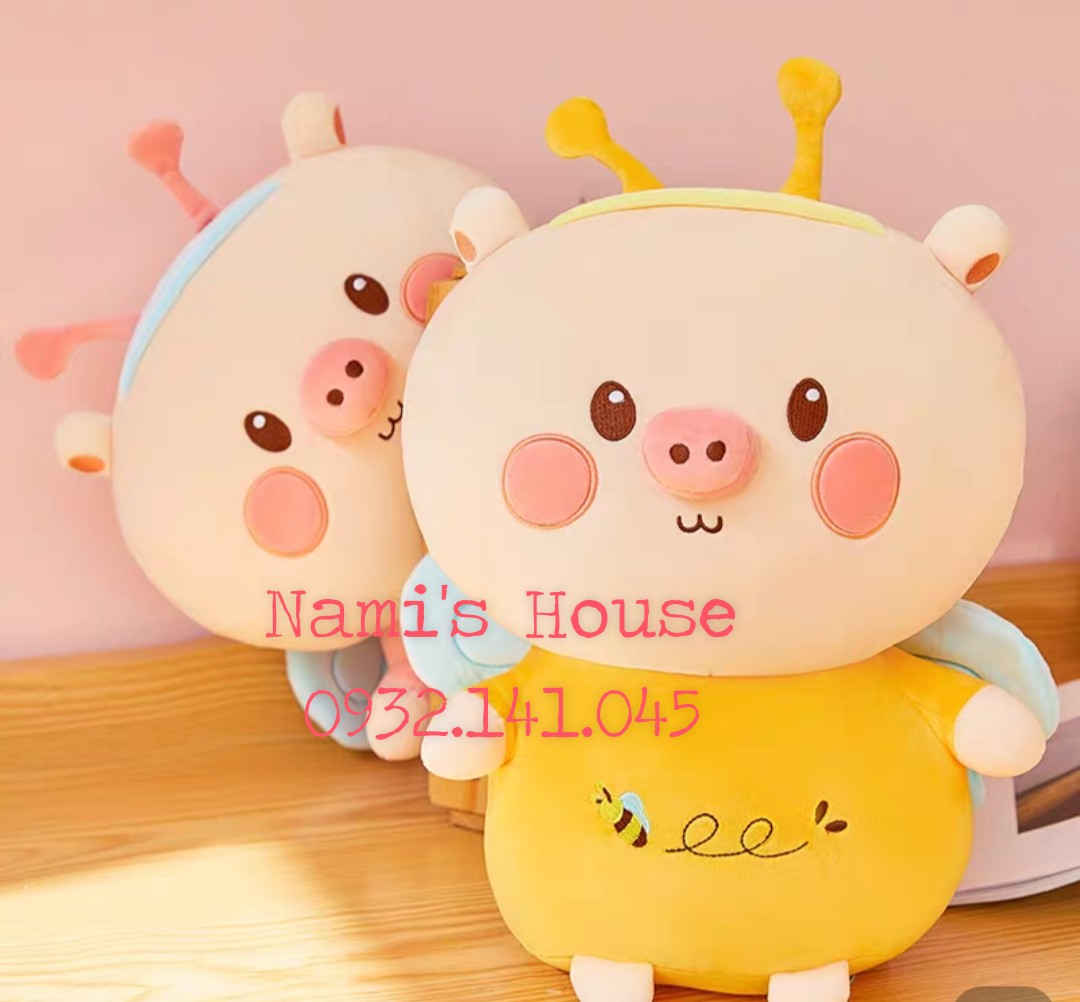 [HCM]GẤU BÔNG HEO COSPLAY ONG VÀNG ĐÁNG YÊU MỀM MỊN