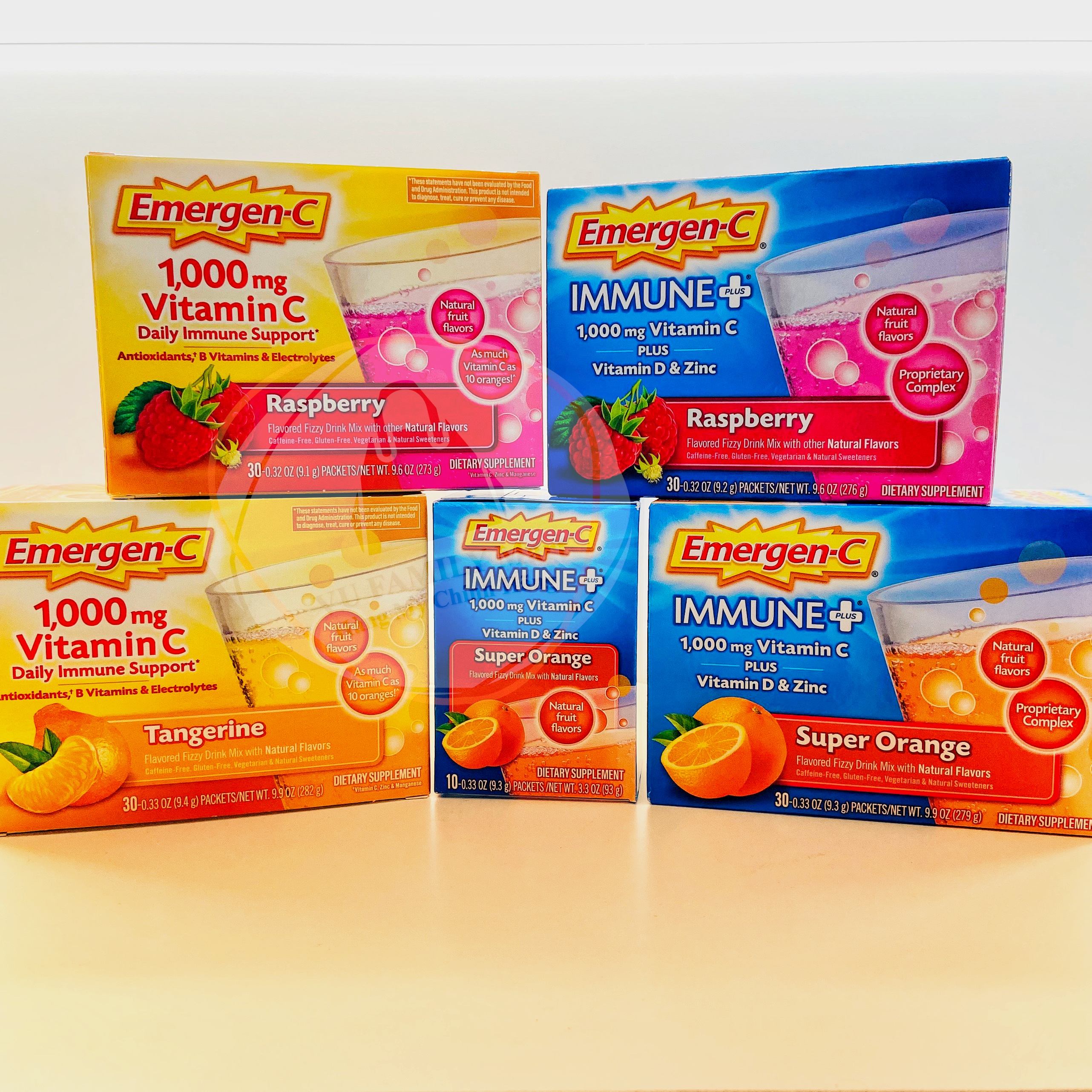 Bột hòa tan vitamin c - emergen c hộp 30 gói