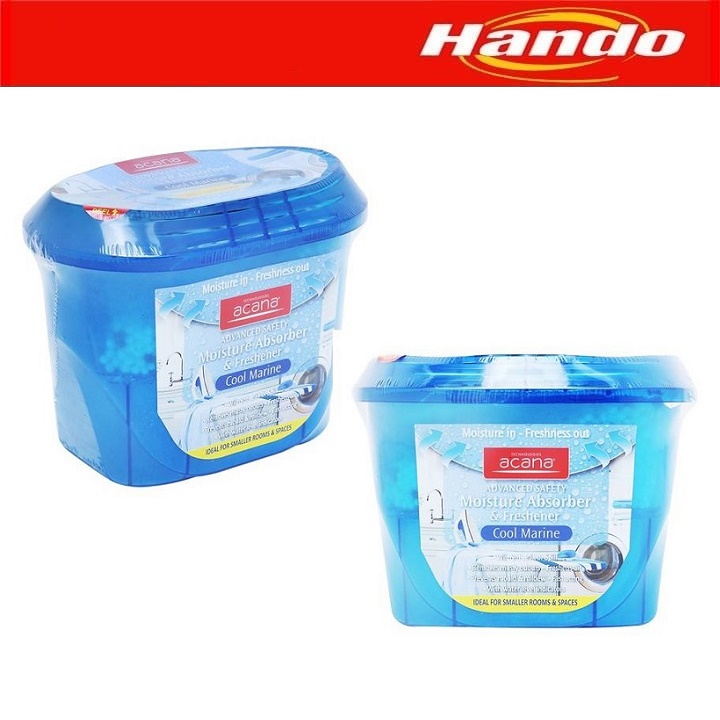 Hộp hút ẩm khử mùi chống ẩm mốc Acana Hando 290g Hương Gió Biển HD77