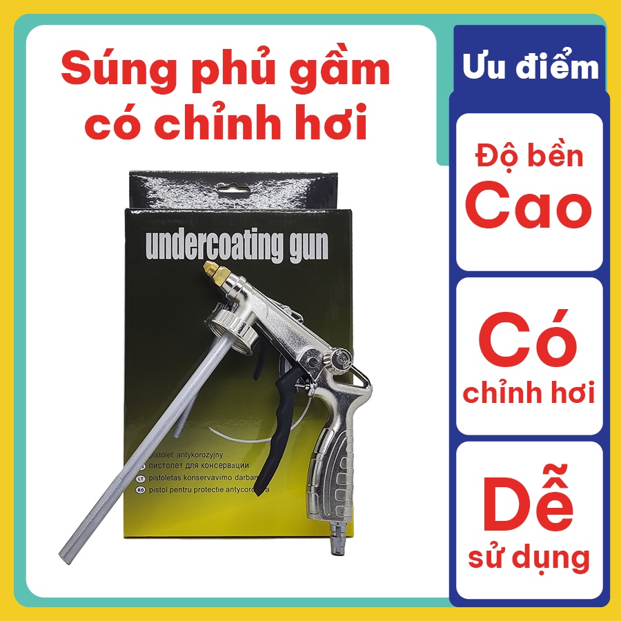 Súng phủ gầm, súng lót gầm cao cấp có điều chỉnh hơi khi sử dụng