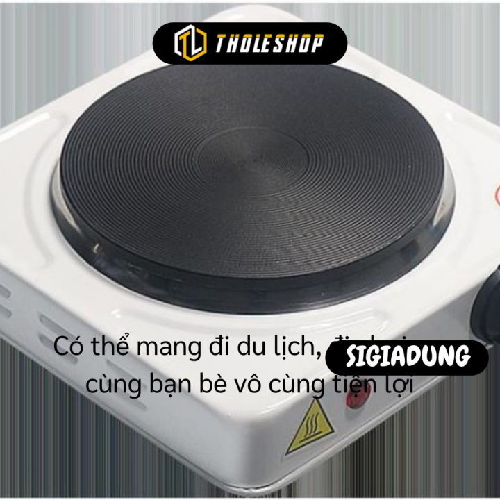Bếp điện mini - Bếp nấu cà phê 1000W xài điện 220V - Bếp điện nấu nhiều loại nồi nhỏ gọn, thích hợp cho văn phòng, du lịch