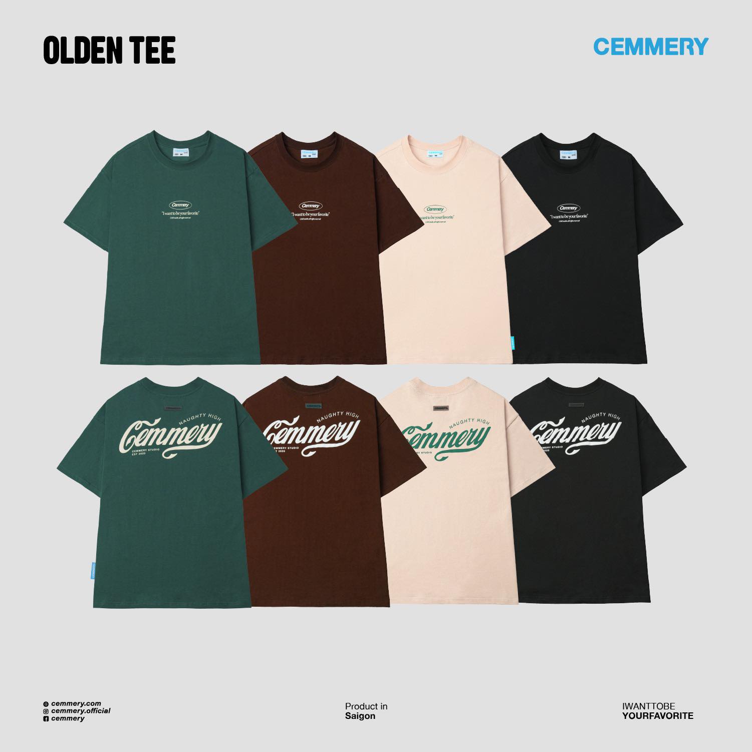 Áo thun localbrand cemmery "olden tee" # 4 color