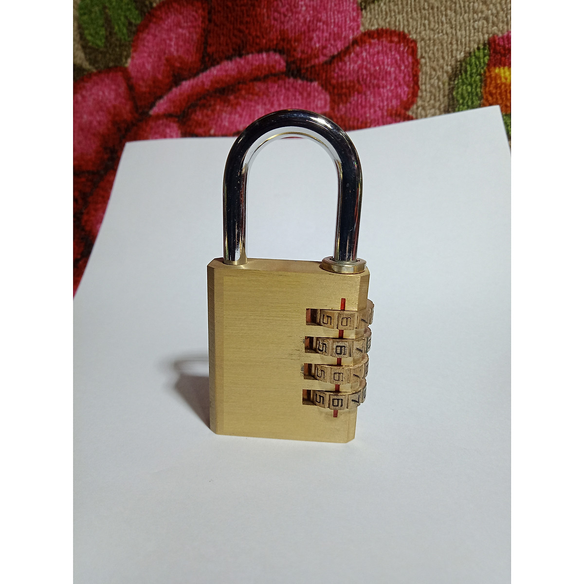 Khóa cửa mã số đồng thau 40mm