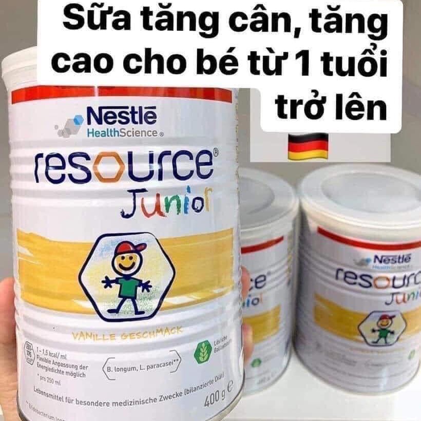 Sữa BÉO Resource Junior Đức Dành cho bé CÒI XƯƠNG, SUY DINH DƯỠNG, CHẬM TĂNG CÂN...