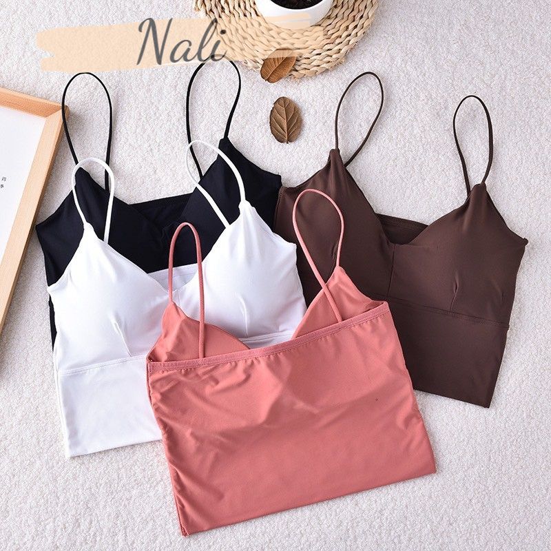 Áo bra dây mảnh sexy, bralette đúc su mút mỏng NL059