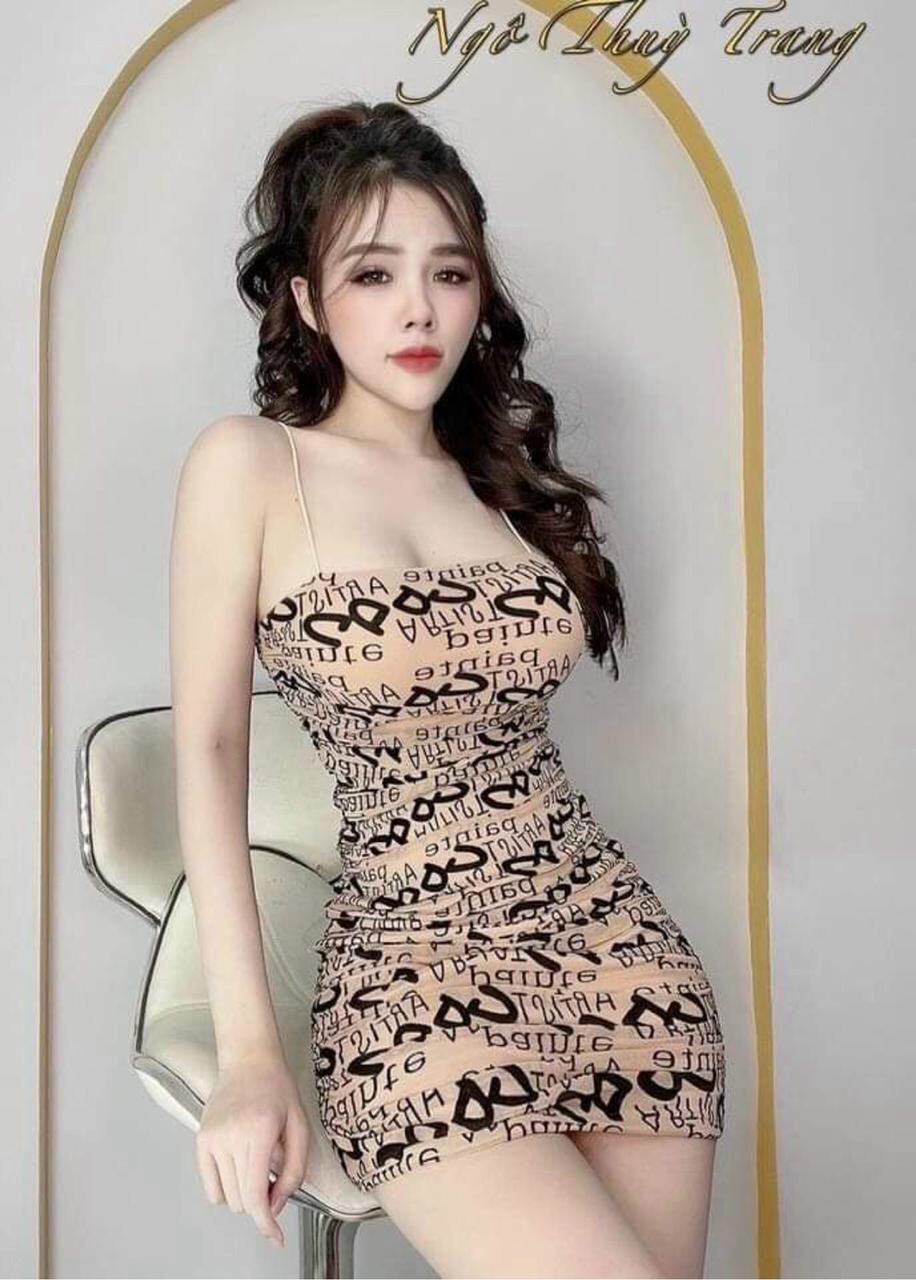 Đầm body 2 dây cực sexy sang chảnh