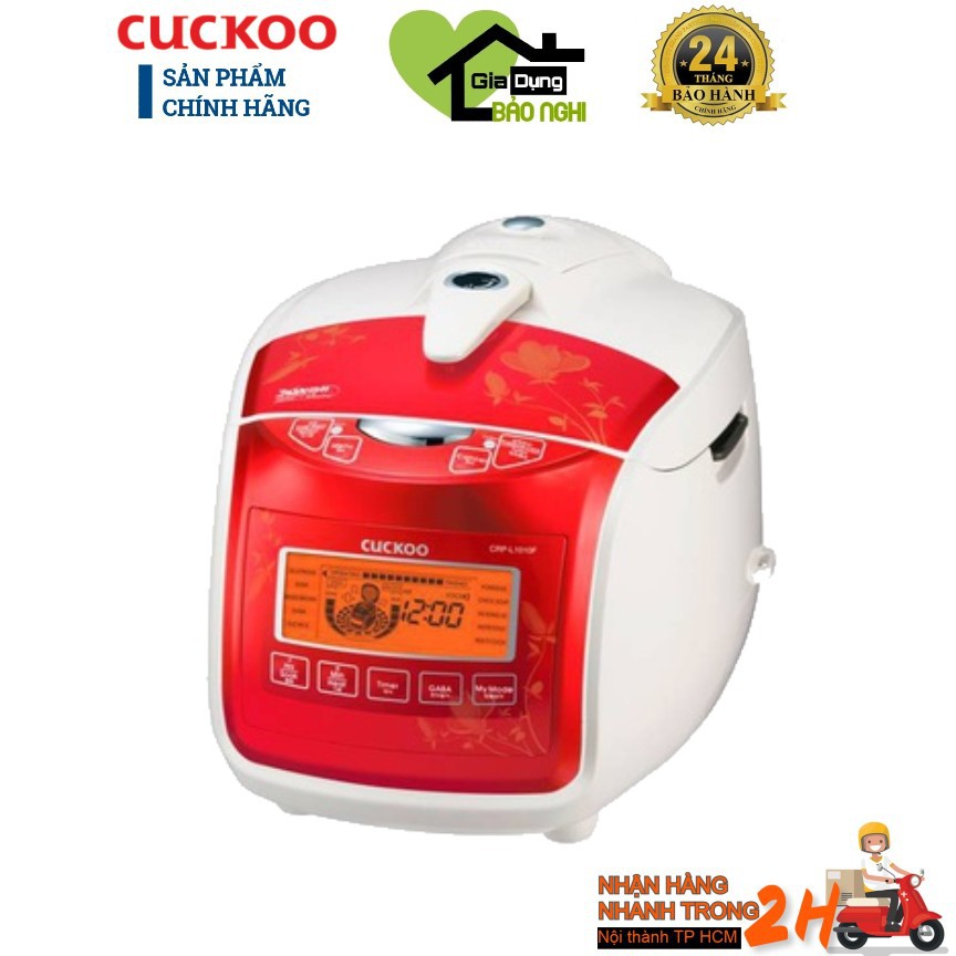Nồi cơm điện cuckoo 1.8 lít crp l1052f - hàng chính hãng