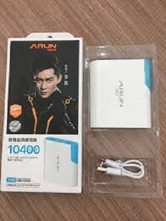 Pin dự phòng arun 10400mah
