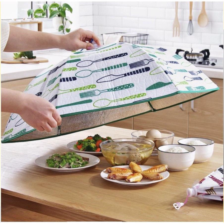 Lồng Bàn Giữ Nhiệt Gập Gọn 6 Cạnh tiện lợi