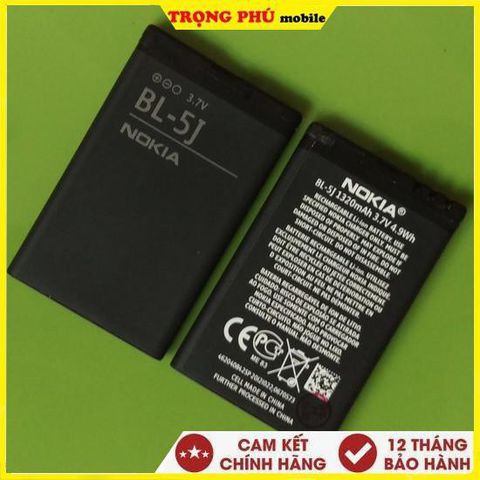 Pin bl-5j loại tốt dùng cho nokia 520, c3-00, x1-01, x100,...bảo hành 3 tháng