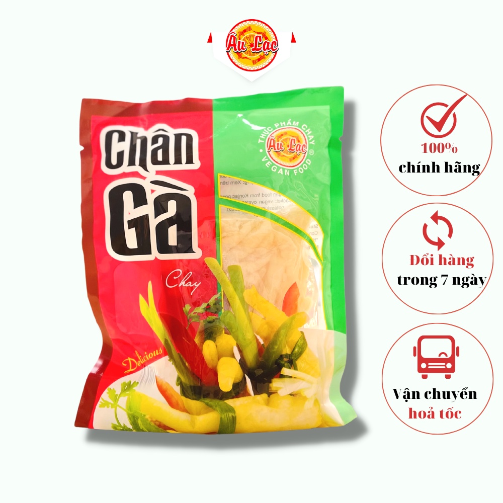 Chân gà chay 225g - thực phẩm chay âu lạc, đồ chay