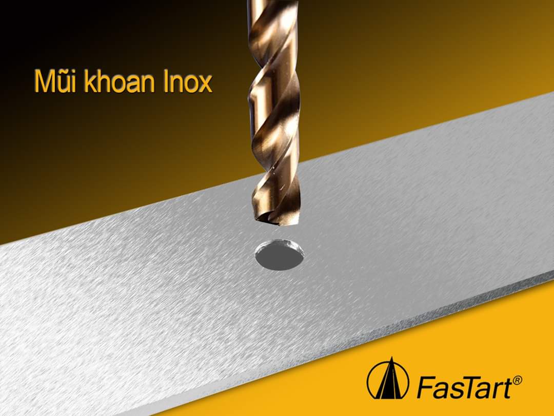 Mũi khoan inox Fastart từ 1mm, 1.5mm cao cấp
