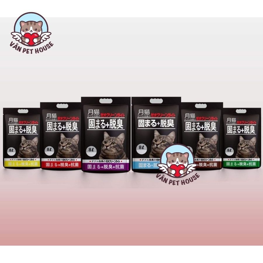 [ Cát Vệ Sinh cho Mèo] Cát Nhật 8L- Cát Nhật siêu vón, không bụi.