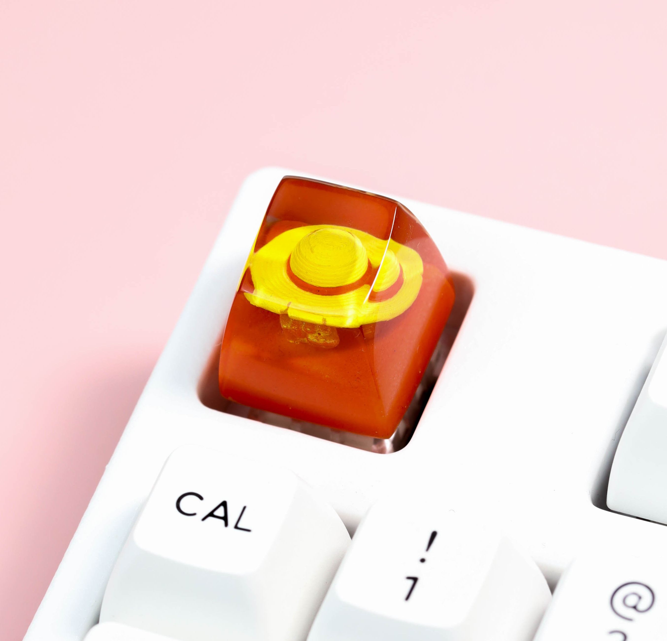 One Piece Luffy Keycaps, Nút bàn phím lẻ mũ Luffy cho bàn phím cơ