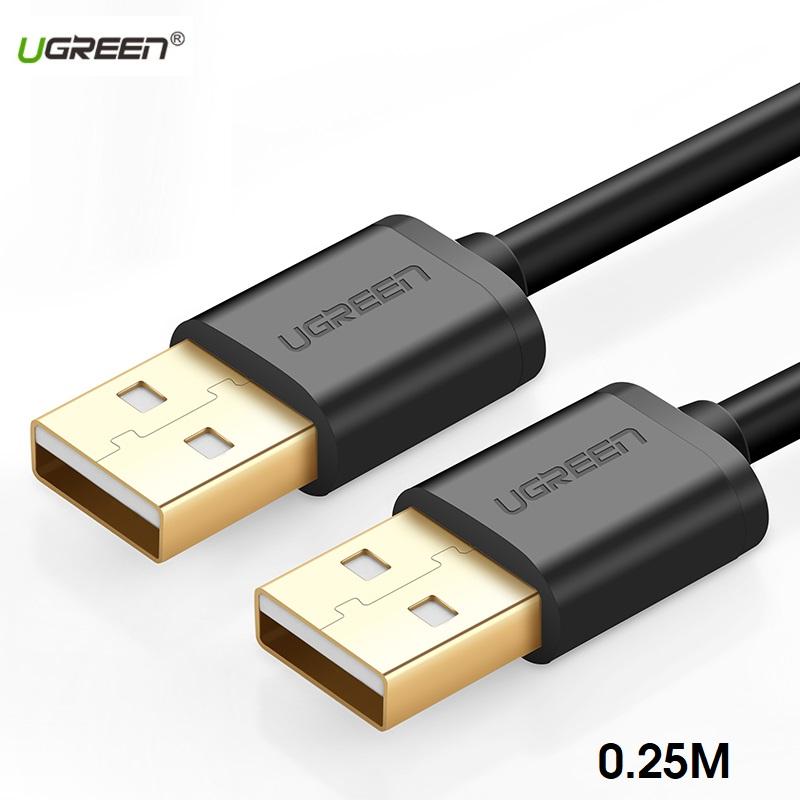 Dây cáp usb 2.0 dài 0.25m ugreen us102 10307 - cap cấp