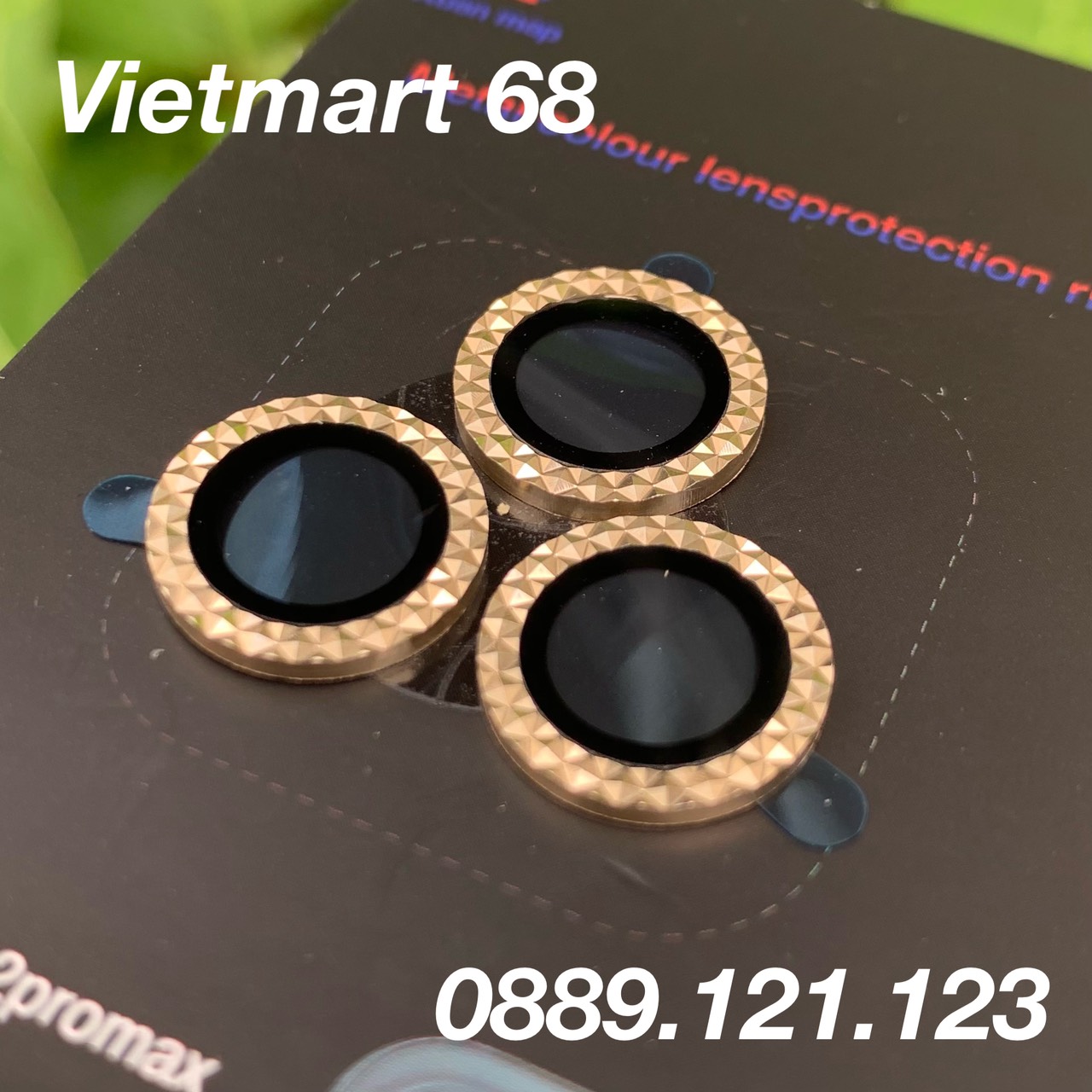 Combo Bộ 3 Vòng Bảo Vệ Camera Dành Cho iPhone 12Pro - 12Pro Max - Chống Bụi, Hạn chế vân tay & Mờ Camera - Phay Kim Cương Siêu Chất - Tôn Thêm Vẻ Đẹp Cho Dế Yêu ( NEW )