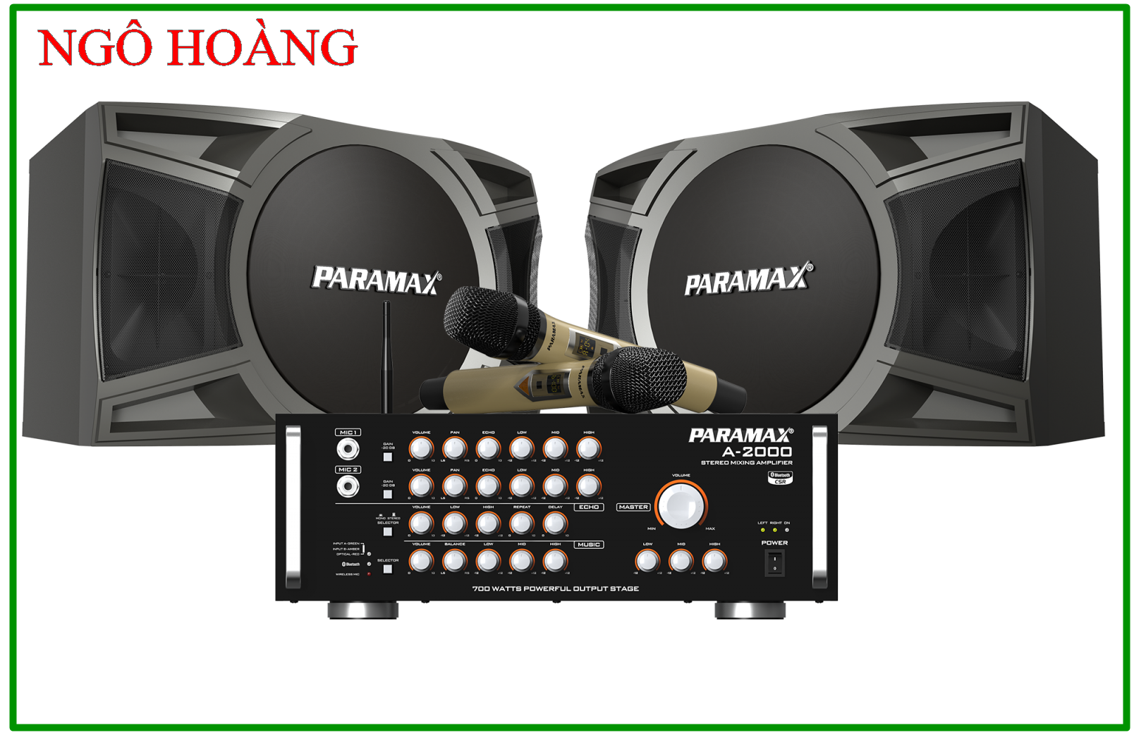[FreeshipMAX] TRẢ GÓP 0% - Dàn Karaoke Paramax CBX-2000 Chính hãng ( Miễn phí giao hàng TPHCM-Ngoại tỉnh tính phí vận chuyển)
