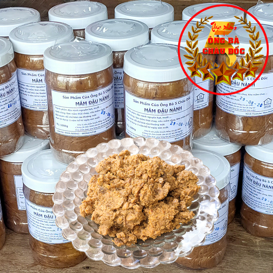 Mắm đậu nành chay món ngon thanh đạm làm từ đậu nành hủ 500gr