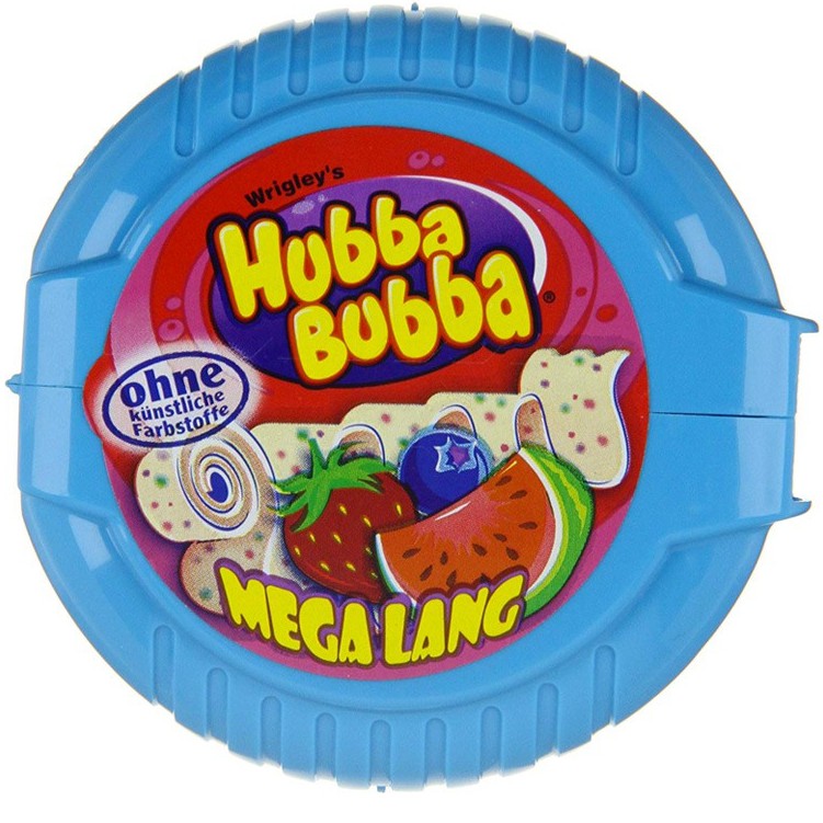 kẹo huba buba - Kẹo gum cuộn siêu dài (180cm - 56gr) - Trái cây