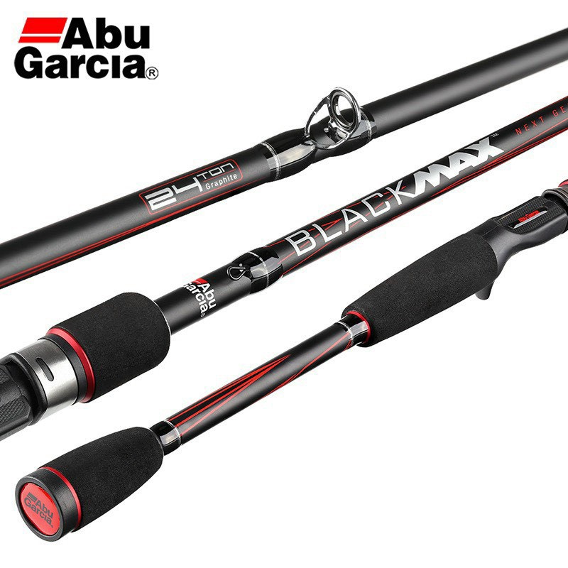 Cần câu lure Abu Gacia Black Max có cần máy ngang và cần máy đứng siêu khỏe và đẹp