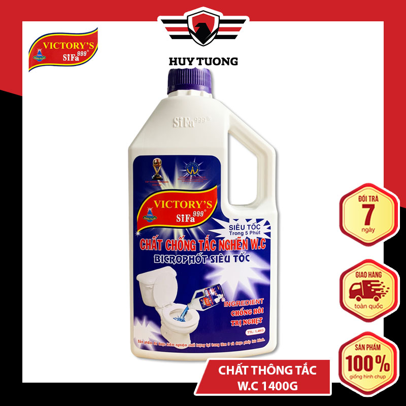 [HCM]Chất thông tắc bồn cầu toilet chống hôi Siêu tốc 5 phút 1400g Sifa không bốc mùi hôi không cần hút hầm cầu - BetterLife