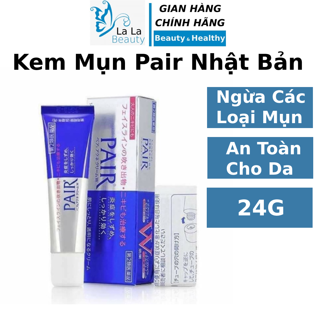 Kem Chấm Mụn Và Thâm Pair Nhật Bản 24g Ngừa Mụn Thâm, Nám Tàng Nhan An Toàn Cho Da, Kháng Viêm Hiệu Quả LaLa Cosmetic