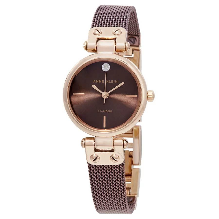 Đồng hồ nữ anne klein 3003rgbn 26mm dây kim loại