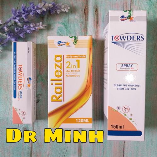 Combo Towdres " Towders spray 150ml + Towders cream + Raileza"