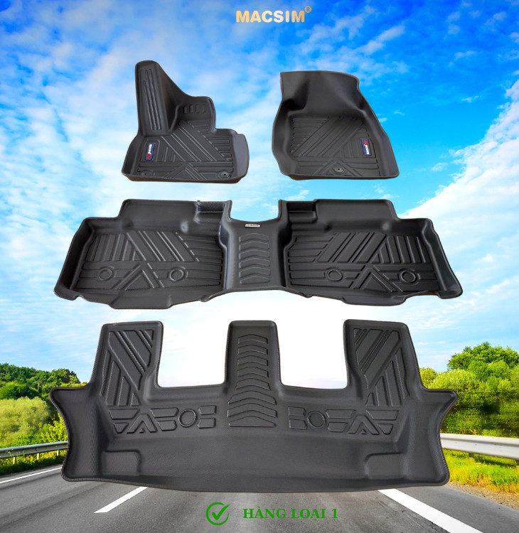 Thảm lót sàn xe ô tô Ford Explorer 2020-2023+ tới nay Nhãn hiệu Macsim chất liệu nhựa TPE cao cấp màu đen Giá 4,000,000 Đồng*Miễn phí vận chuyển