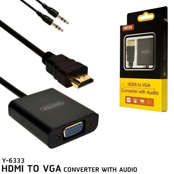 Cáp chuyển hdmi sang vga + audio unitek y6333