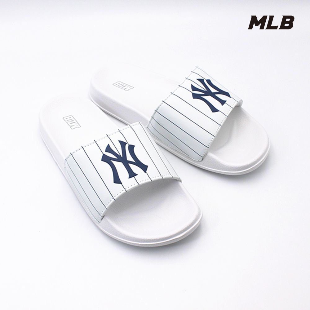 Dép Mlb H.Quoc sang trọng hoạ tiết chữ NY