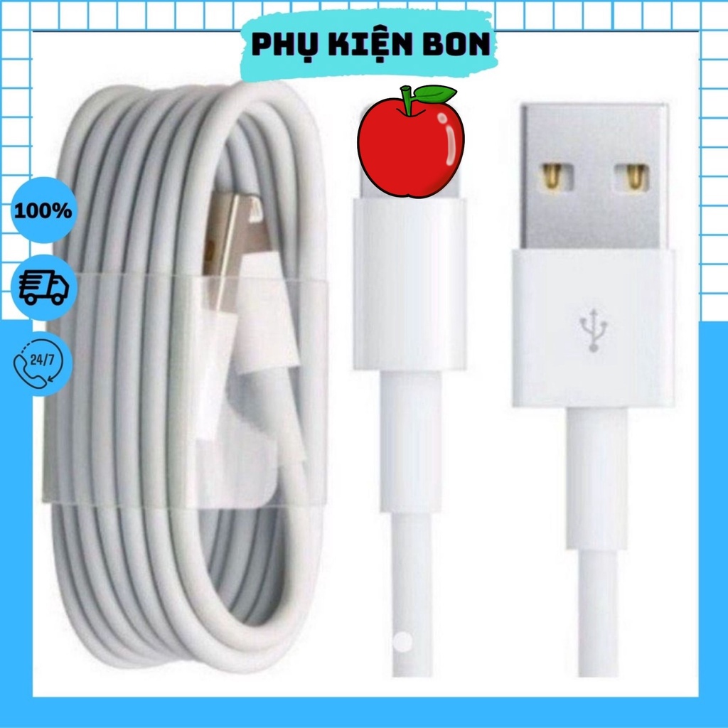 Cáp sạc 3ic dành cho các dòng đt ip5 5s 6 6s 6plus 6splus 7 7plus 8 8plus