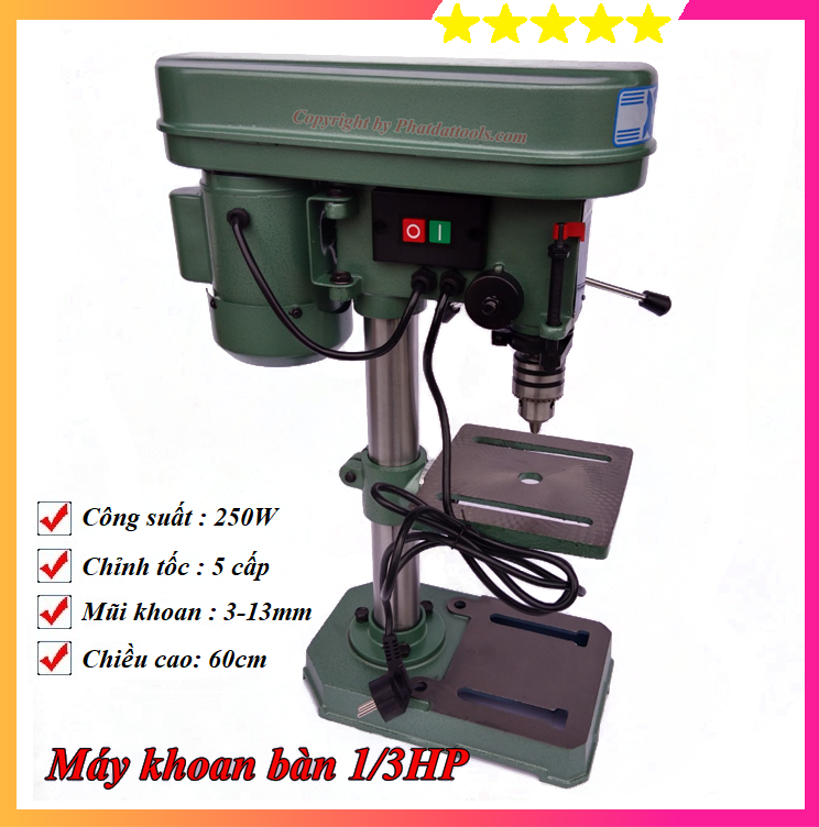 Máy khoan bàn xq-13 - công suất 250w - chính hãng - thợ săn máy ngon