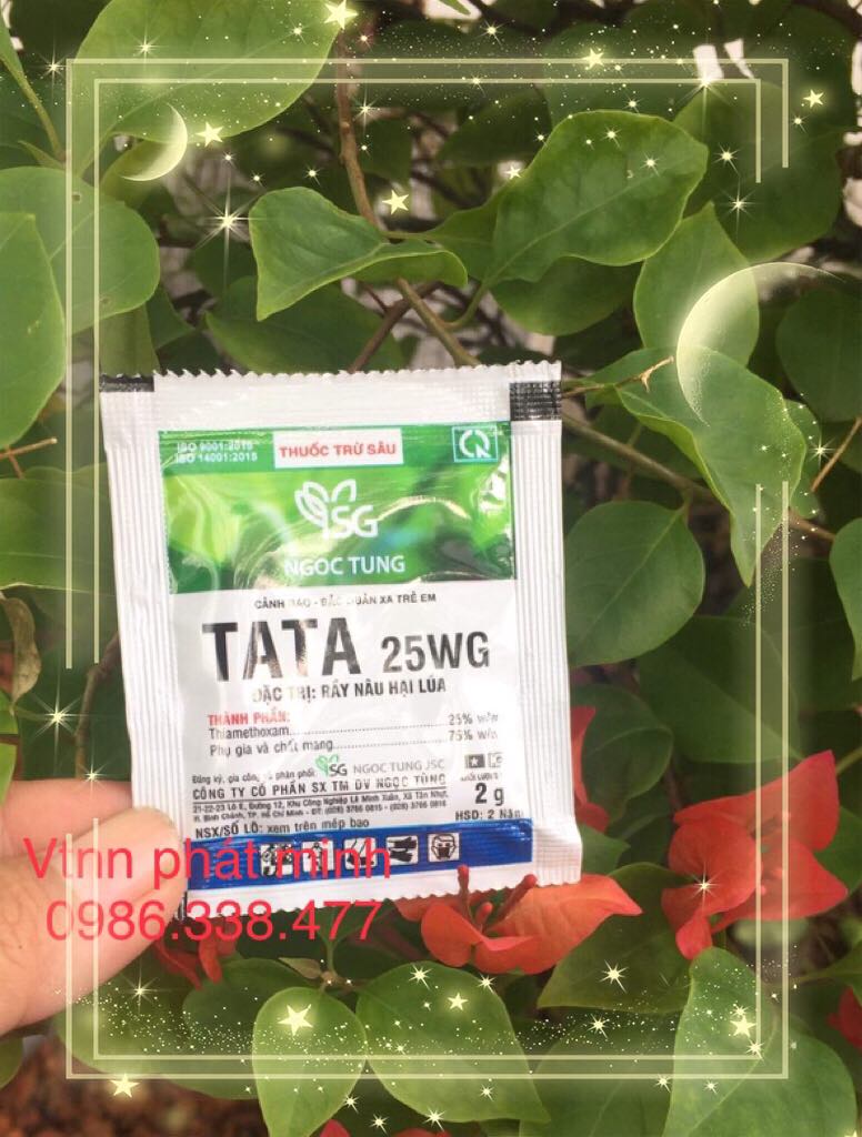 Thuốc trừ sâu tata 25wg phòng trừ bọ trĩ – rầy – rệp sáp 2g