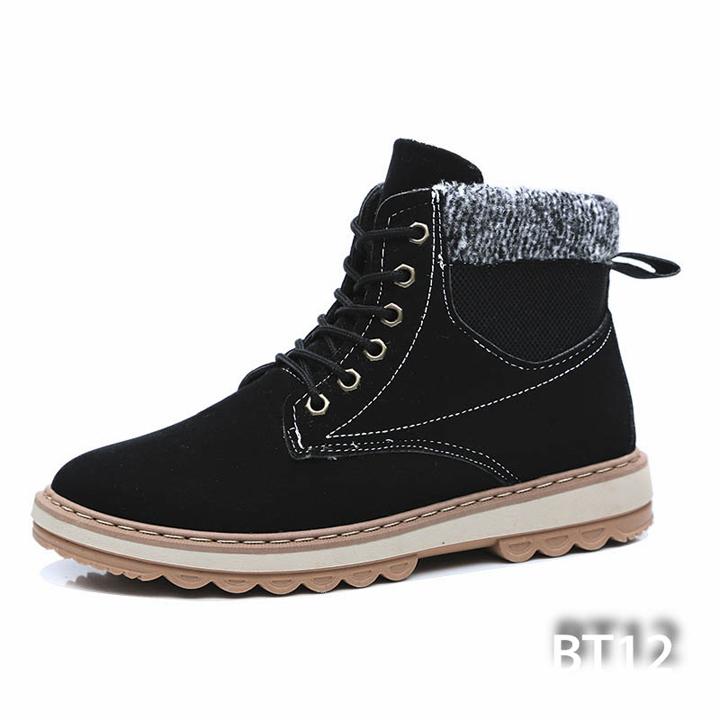 Giày Nam Cổ Cao Phong Cách BT12 - Màu Đen